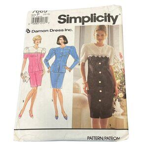 Simplicity 7609 Womens Sewing Pattern For Dresses Size 12-14-16